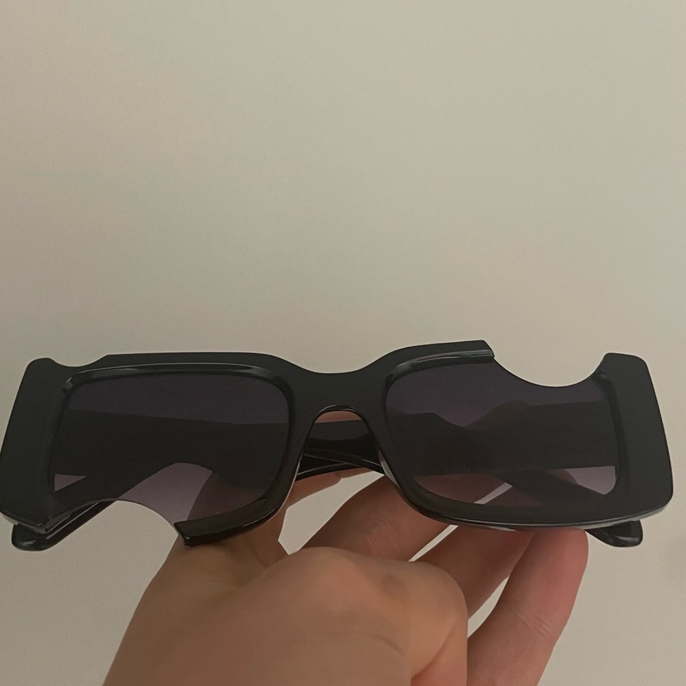 Off-White Cutout Sunglasses